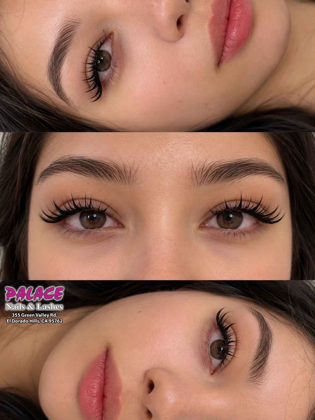 Lash Extension Beauty Triptych